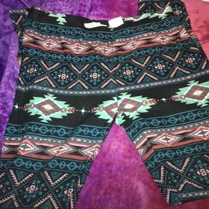 Pink republic tribal print leggings